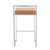 Fuji Stacker 26" Fixed-Height Counter Stool - Set of 3
