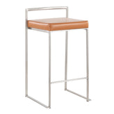 Fuji Stacker 26" Fixed-Height Counter Stool - Set of 3