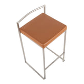 Fuji Stacker 26" Fixed-Height Counter Stool - Set of 3