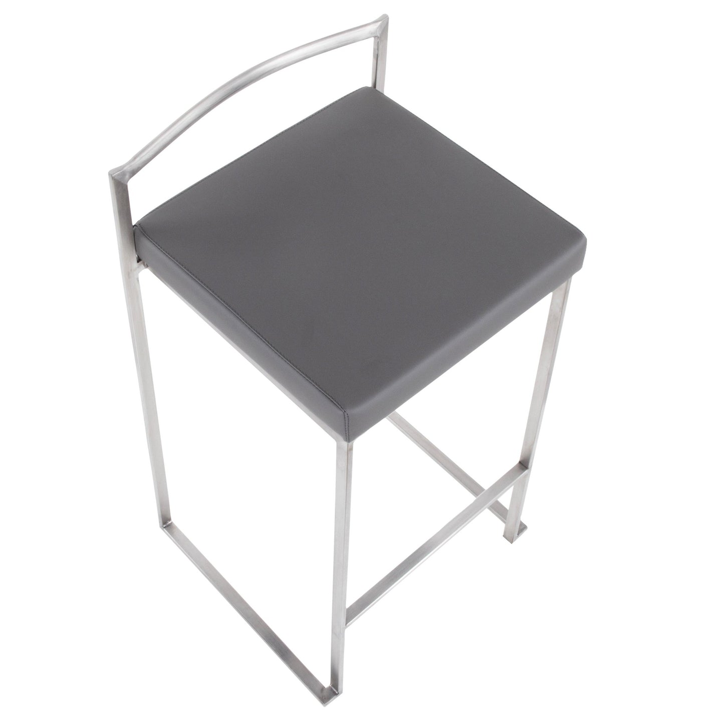 Fuji Stacker 26" Fixed-Height Counter Stool - Set of 3