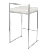 Fuji Stacker 26" Fixed-Height Counter Stool - Set of 3