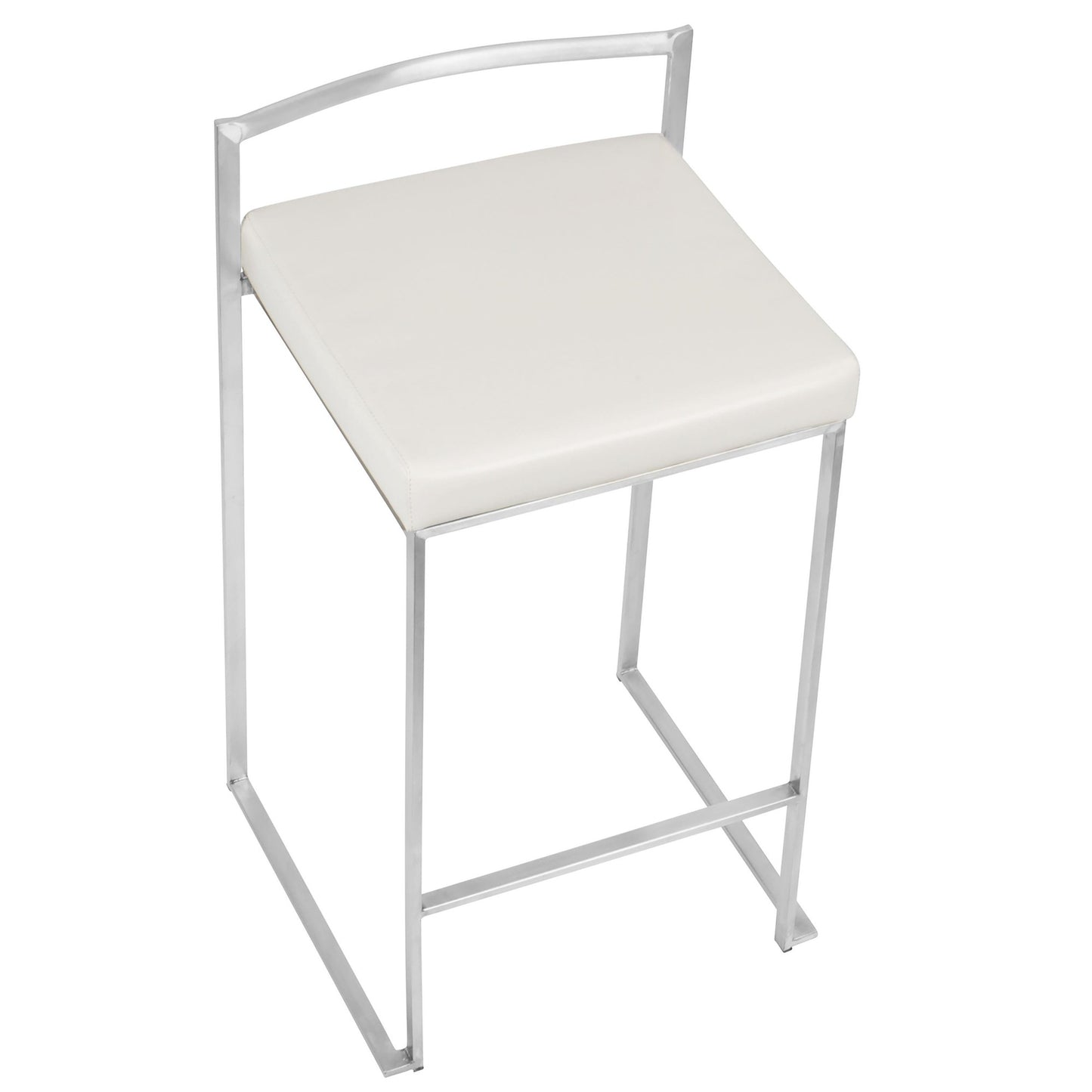 Fuji Stacker 26" Fixed-Height Counter Stool - Set of 3