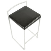 Fuji Stacker 26" Fixed-Height Counter Stool - Set of 3