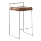 Fuji Stacker 26" Fixed-Height Counter Stool - Set of 3