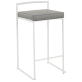 Fuji Stacker 26" Fixed-Height Counter Stool - Set of 3