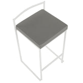 Fuji Stacker 26" Fixed-Height Counter Stool - Set of 3