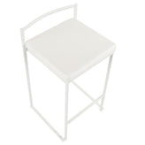 Fuji Stacker 26" Fixed-Height Counter Stool - Set of 3