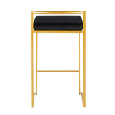 Fuji Stacker 26" Fixed-Height Counter Stool - Set of 3