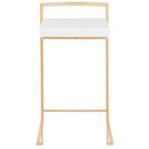 Fuji Stacker 26" Fixed-Height Counter Stool - Set of 3