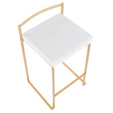 Fuji Stacker 26" Fixed-Height Counter Stool - Set of 3