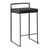 Fuji Stacker 26" Fixed-Height Counter Stool - Set of 3