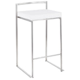 Fuji Stacker 26" Fixed-Height Counter Stool - Set of 3
