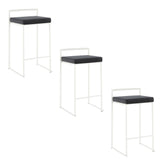 Fuji Stacker 26" Fixed-Height Counter Stool - Set of 3