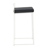 Fuji Stacker 26" Fixed-Height Counter Stool - Set of 3