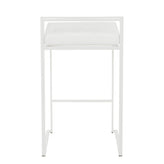 Fuji Stacker 26" Fixed-Height Counter Stool - Set of 3