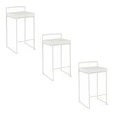 Fuji Stacker 26" Fixed-Height Counter Stool - Set of 3