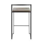Fuji Stacker 26" Fixed-Height Counter Stool - Set of 3