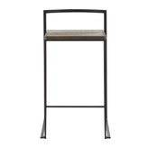 Fuji Stacker 26" Fixed-Height Counter Stool - Set of 3
