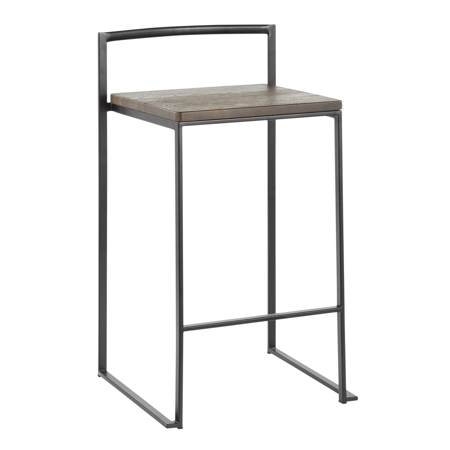 Fuji Stacker 26" Fixed-Height Counter Stool - Set of 3