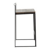 Fuji Stacker 26" Fixed-Height Counter Stool - Set of 3