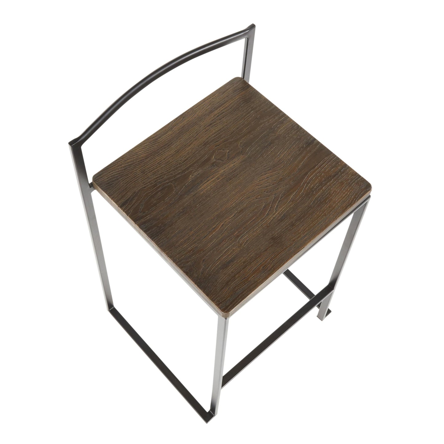Fuji Stacker 26" Fixed-Height Counter Stool - Set of 3