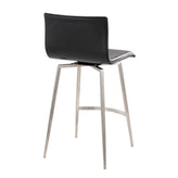 Mara Upholstered 26" Fixed-Height Counter Stool - Set of 2