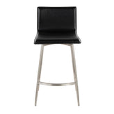 Mara Upholstered 26" Fixed-Height Counter Stool - Set of 2