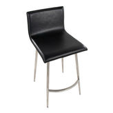 Mara Upholstered 26" Fixed-Height Counter Stool - Set of 2