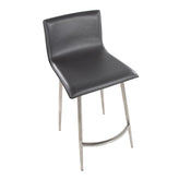 Mara Upholstered 26" Fixed-Height Counter Stool - Set of 2