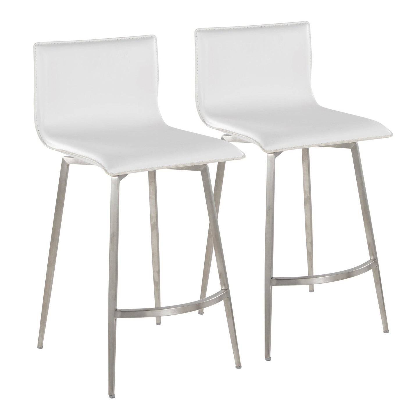 Mara Upholstered 26" Fixed-Height Counter Stool - Set of 2