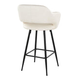 Margarite 25" Fixed-Height Counter Stool - Set of 2