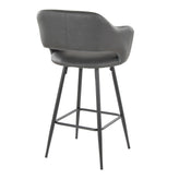 Margarite 25" Fixed-Height Counter Stool - Set of 2