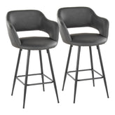 Margarite 25" Fixed-Height Counter Stool - Set of 2
