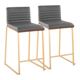 Mason Mara 26" Fixed-Height Counter Stool - Set of 2