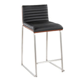 Mason Mara 26" Fixed-Height Counter Stool - Set of 2
