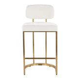 Mid-back Demi 26" Fixed-Height Counter Stool - Set of 2