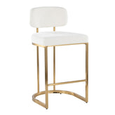 Mid-back Demi 26" Fixed-Height Counter Stool - Set of 2
