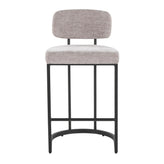 Mid-back Demi 26" Fixed-Height Counter Stool - Set of 2