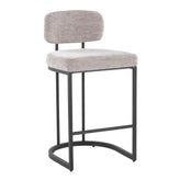 Mid-back Demi 26" Fixed-Height Counter Stool - Set of 2