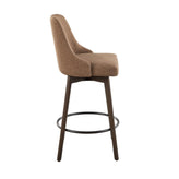 Marcel Upholstered 26" Fixed-Height Counter Stool - Set of 2