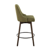 Marcel Upholstered 26" Fixed-Height Counter Stool - Set of 2