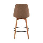 Marcel Upholstered 26" Fixed-Height Counter Stool - Set of 2
