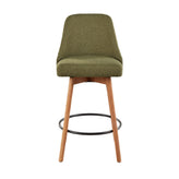 Marcel Upholstered 26" Fixed-Height Counter Stool - Set of 2
