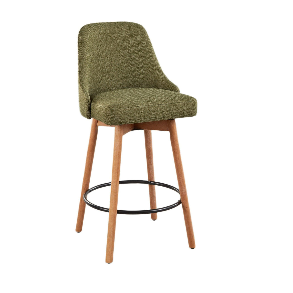 Marcel Upholstered 26" Fixed-Height Counter Stool - Set of 2