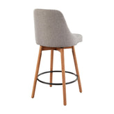 Marcel Upholstered 26" Fixed-Height Counter Stool - Set of 2