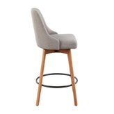 Marcel Upholstered 26" Fixed-Height Counter Stool - Set of 2