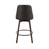 Marcel Upholstered 26" Fixed-Height Counter Stool - Set of 2