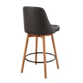 Marcel Upholstered 26" Fixed-Height Counter Stool - Set of 2
