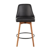 Marcel Upholstered 26" Fixed-Height Counter Stool - Set of 2