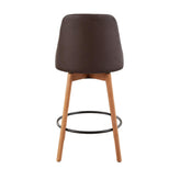 Marcel Upholstered 26" Fixed-Height Counter Stool - Set of 2
